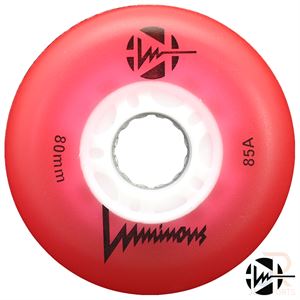 Luminous inline Wheel Red