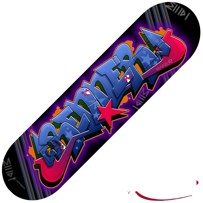 RENNER A inc ABEC 5 & BLACK TRUCKS - A11 Graffiti