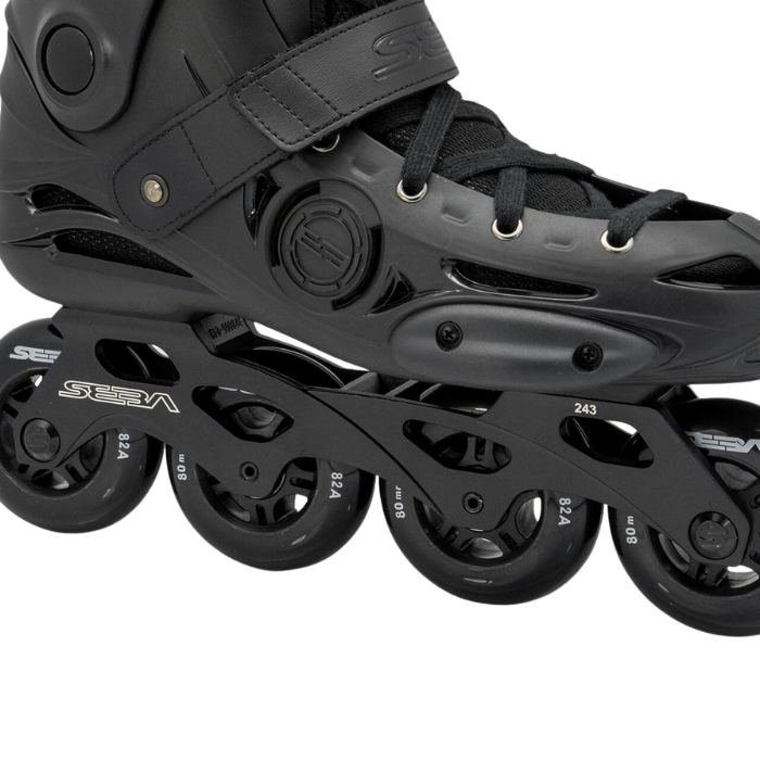 Seba E3 80 In-Line Skates - Black