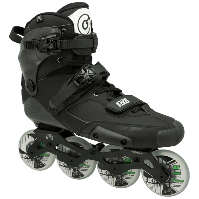 FR PRO IGOR In-Line Skates with MPC Wheels - Black / Black
